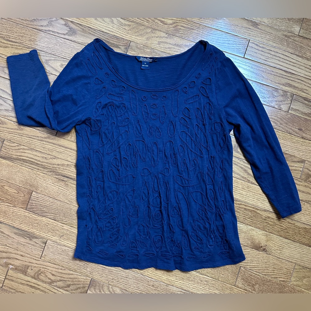 Navy Blue Women's Top